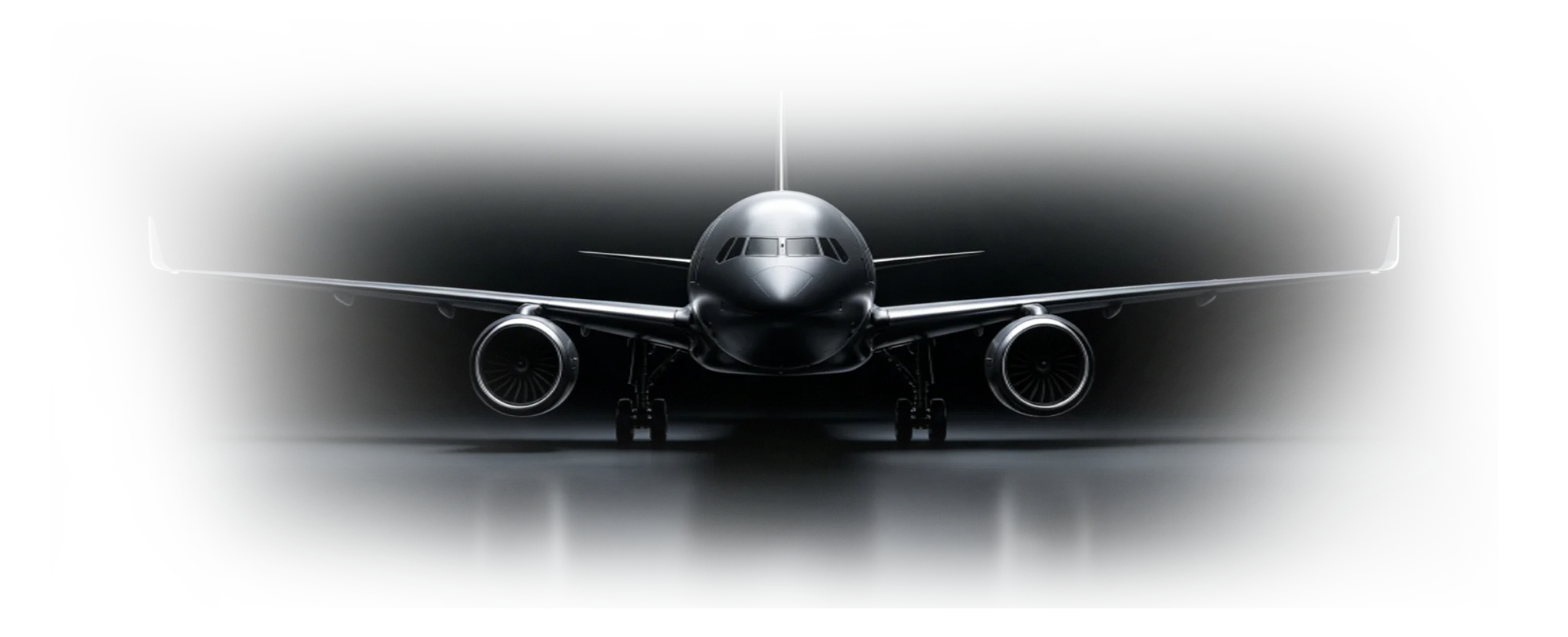 Commercial aircraft representing aerospace and defense engineering
