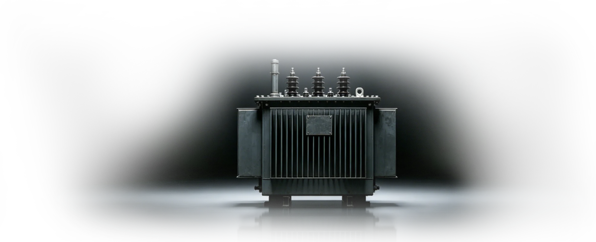 Electrical transformer representing energy equipment engineering